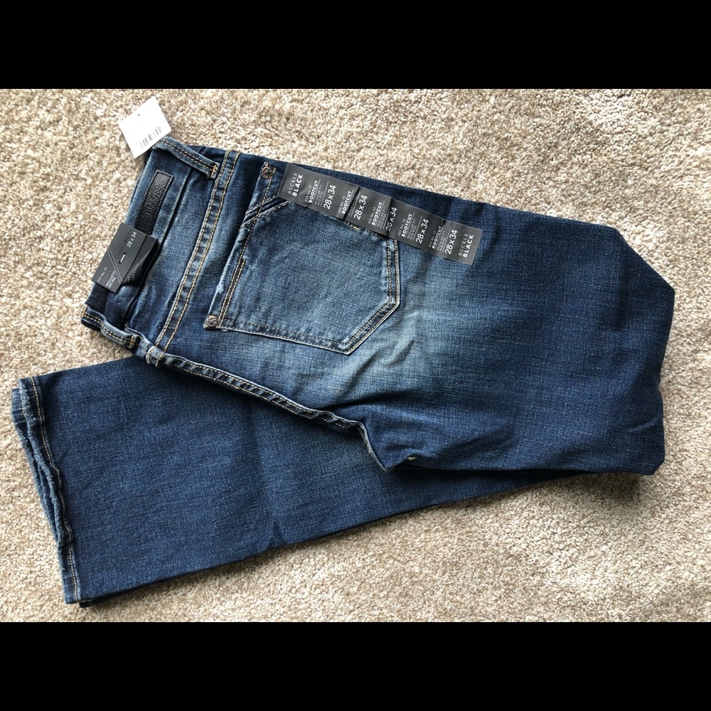 Buckle Black Jeans, Size 28 x34